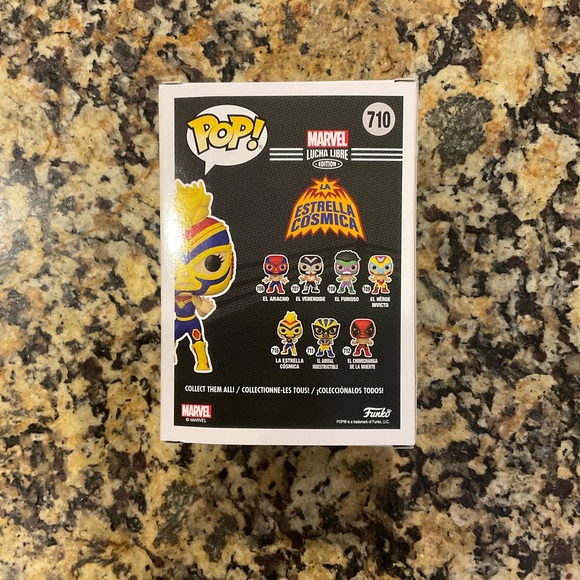 Funko POP! Marvel Lucha Libre - La Estrella Cosmica #710 - BNIB - Picture 6 of 6